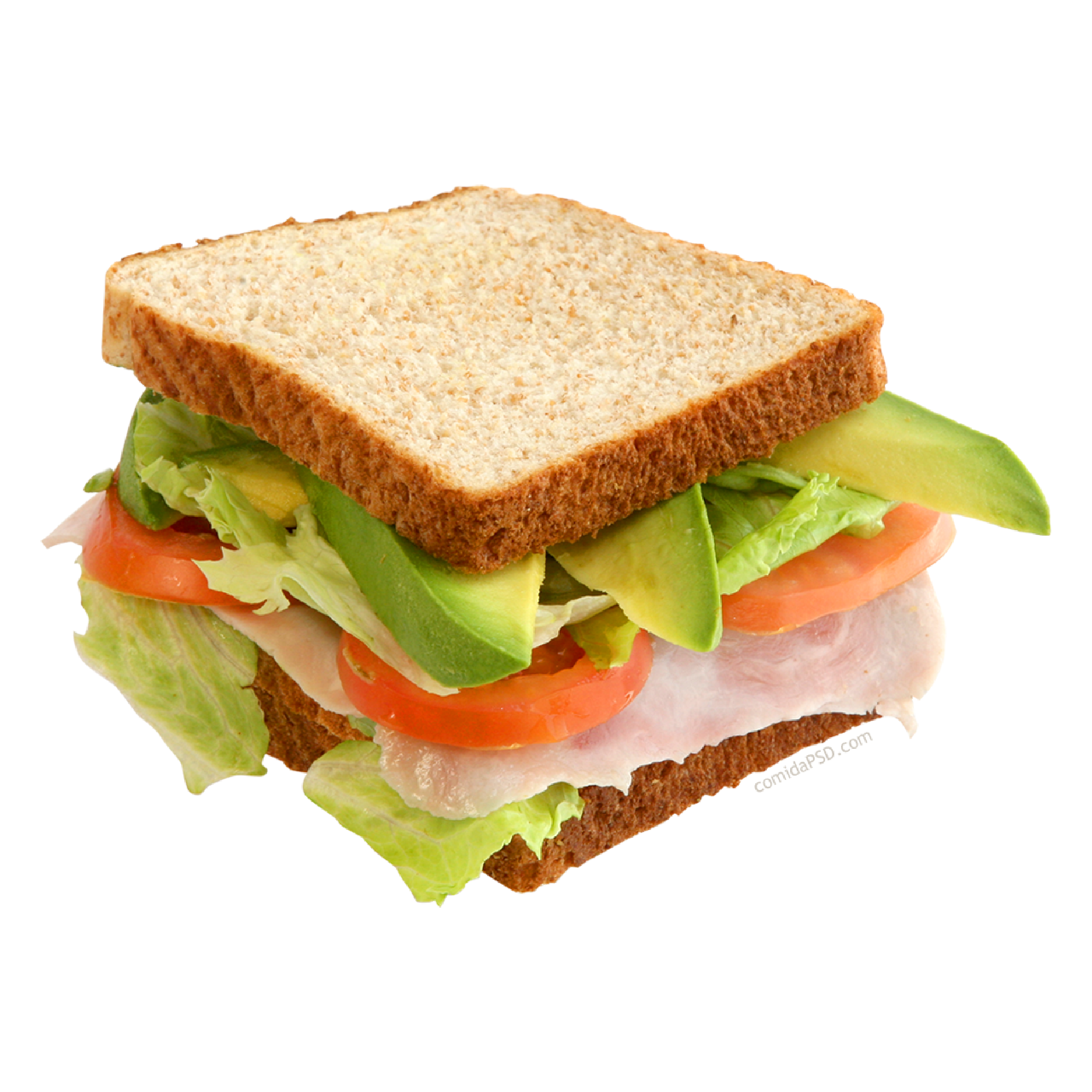 Sandwich Ham Cheese And Vegetables hd png